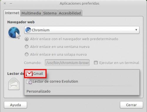 Haz que Gmail sea tu gestor de e-mail por defecto con gnome-mail
