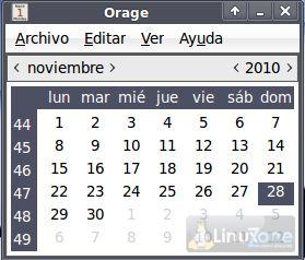 Orage: agenda para tu sistema GNU/Linux