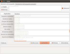 fslint, un buscador de duplicados para acaparadores