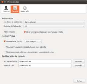 Echofon, Twitter en Firefox, para incodicionales