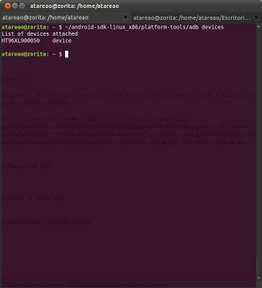 Capturas de pantalla de tu Android en Ubuntu