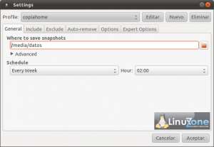 Crea copias de seguridad en Linux con Back in Time