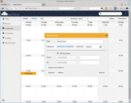Un Dropbox a medida: ownCloud 2