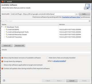 Instalación del SDK de Android en Ubuntu