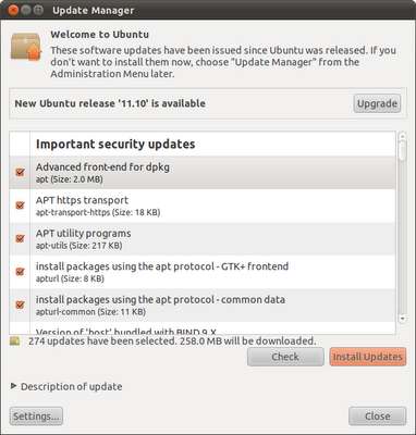Actualizando Ubuntu 11.04 a 11.10