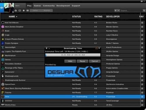 Desura podría ser Open Source muy pronto