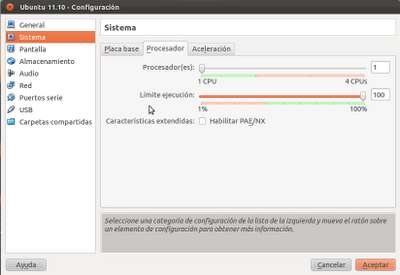 Optimizar el uso de VirtualBox