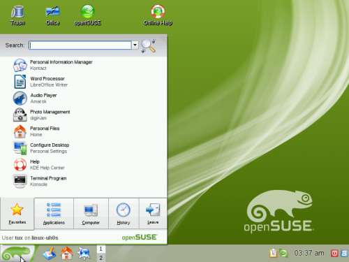 Las novedades de openSUSE 12.1