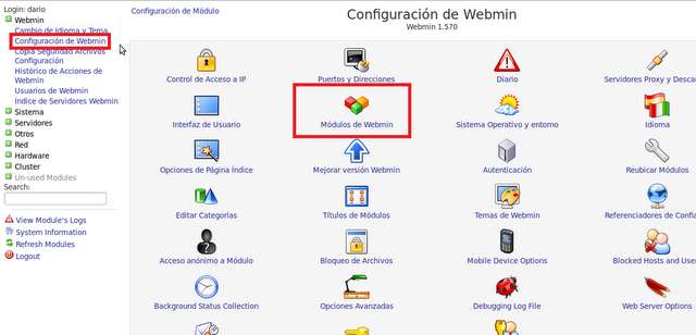 Vitamina Webmin y sácale el máximo rendimiento