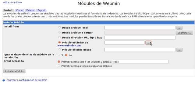Vitamina Webmin y sácale el máximo rendimiento