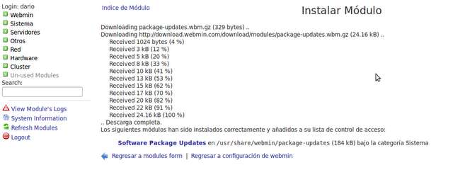 Vitamina Webmin y sácale el máximo rendimiento