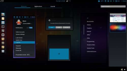 Tema de GNOME Shell inspirado en Android 4.0 ICS