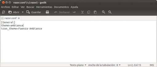 Ambiance y Radiance para razorqt en Ubuntu y Kubuntu 11.10 Oneiric