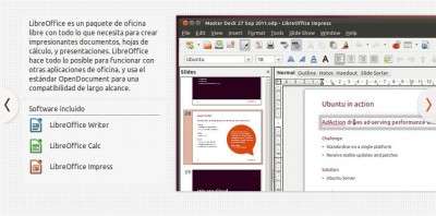 Presentación final de diapositivas para Ubuntu 12.04