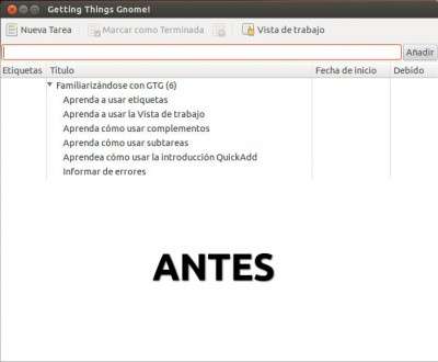 El organizador de tareas GTG presenta su nuevo diseño