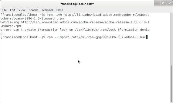 Fedora/Open Suse y derivados, instalando el Flash-plugin
