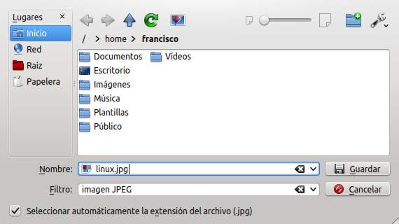 Utiliza el selector de archivos de KDE en Firefox
