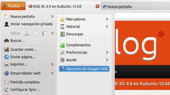Integra la apariencia de Firefox en Kubuntu