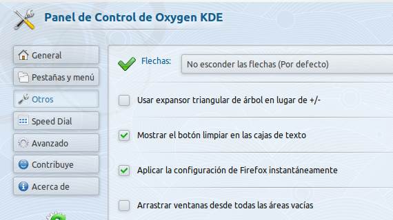 Integra la apariencia de Firefox en Kubuntu