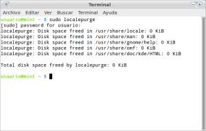 Localepurge: Eliminar idiomas locales innecesarios