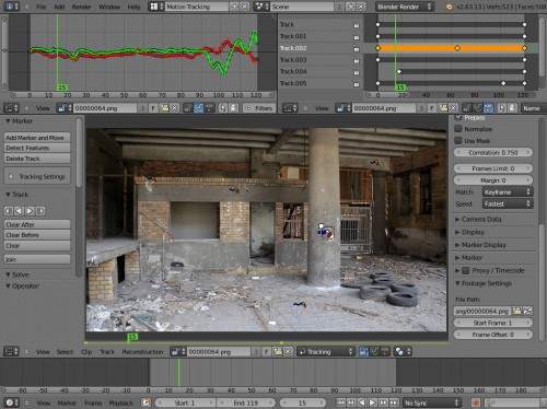 Blender 2.64: mejoras en la composición y en el trabajo con fondos verdes