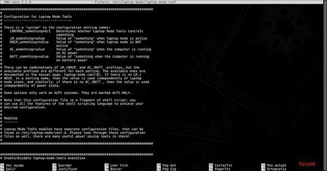 Maximiza el tiempo de la bateria con laptop-mode-tools