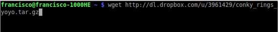 Cómo instalar conky y el reloj conky-rings de devlinux