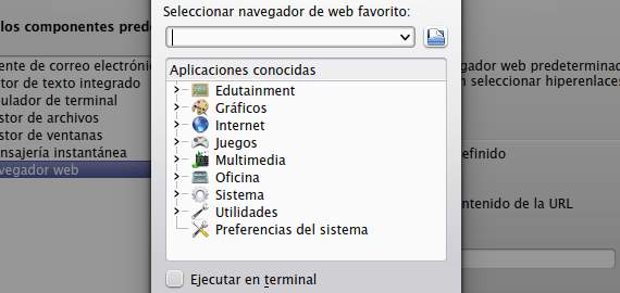 Configurando las aplicaciones predeterminadas en KDE