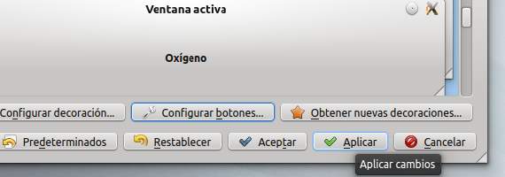 Cambia la posición, agrega y quita botones de las barras de título en KDE