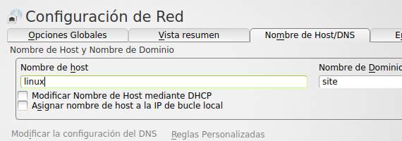 Cambiando el nombre del equipo en openSUSE