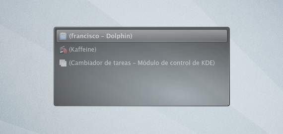 Configurando el cambiador de tareas de KDE