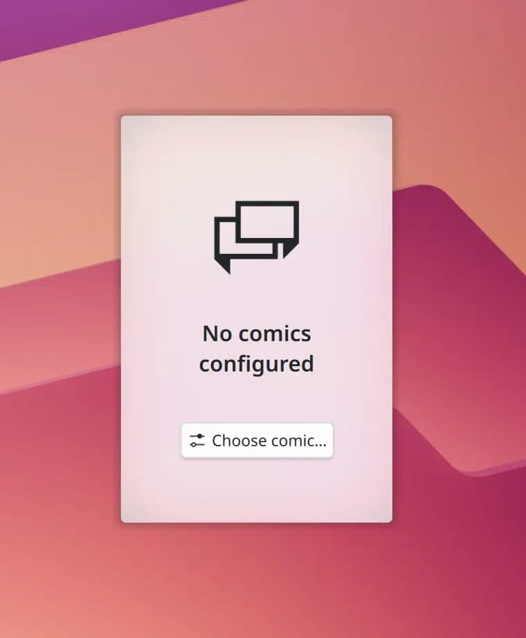 Widget del comic