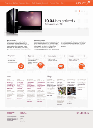 homepage