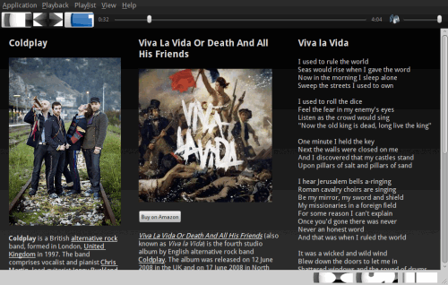 Pantallazo-Viva la  Vida - Coldplay