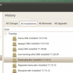 Ubuntu 10.10 - Alpha 3 - Historial Centro Software